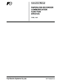 Thumbnail of document Manual - PHF Chart Recorder